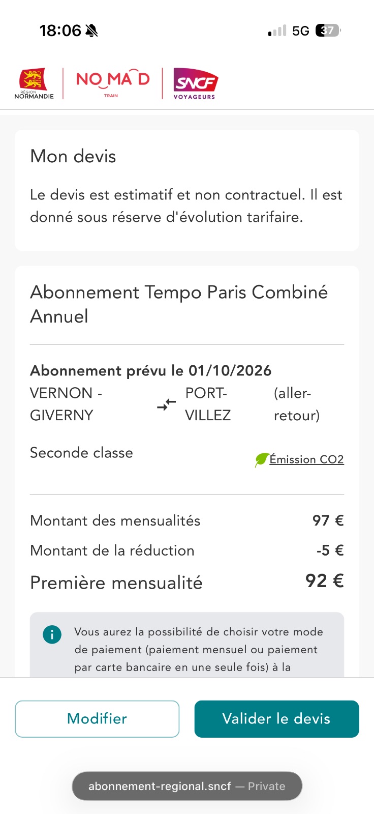 Avant l'intervention